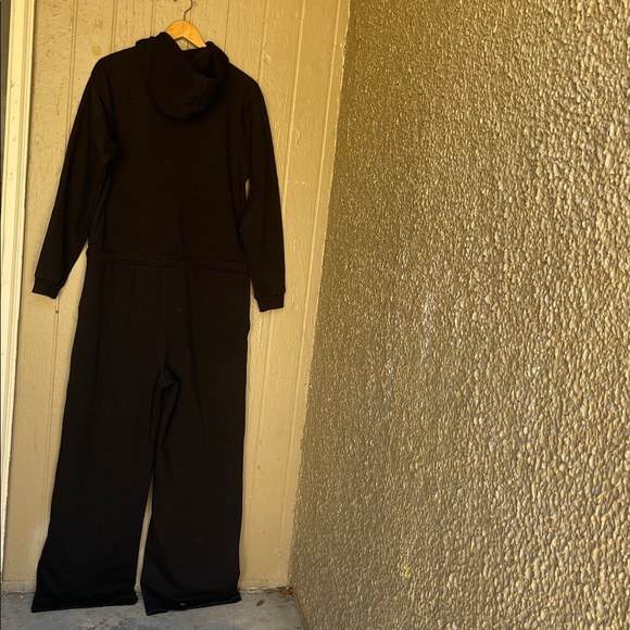Savage X Fenty hooded jumpsuit in black Size 12-14 - Picture 2 of 8